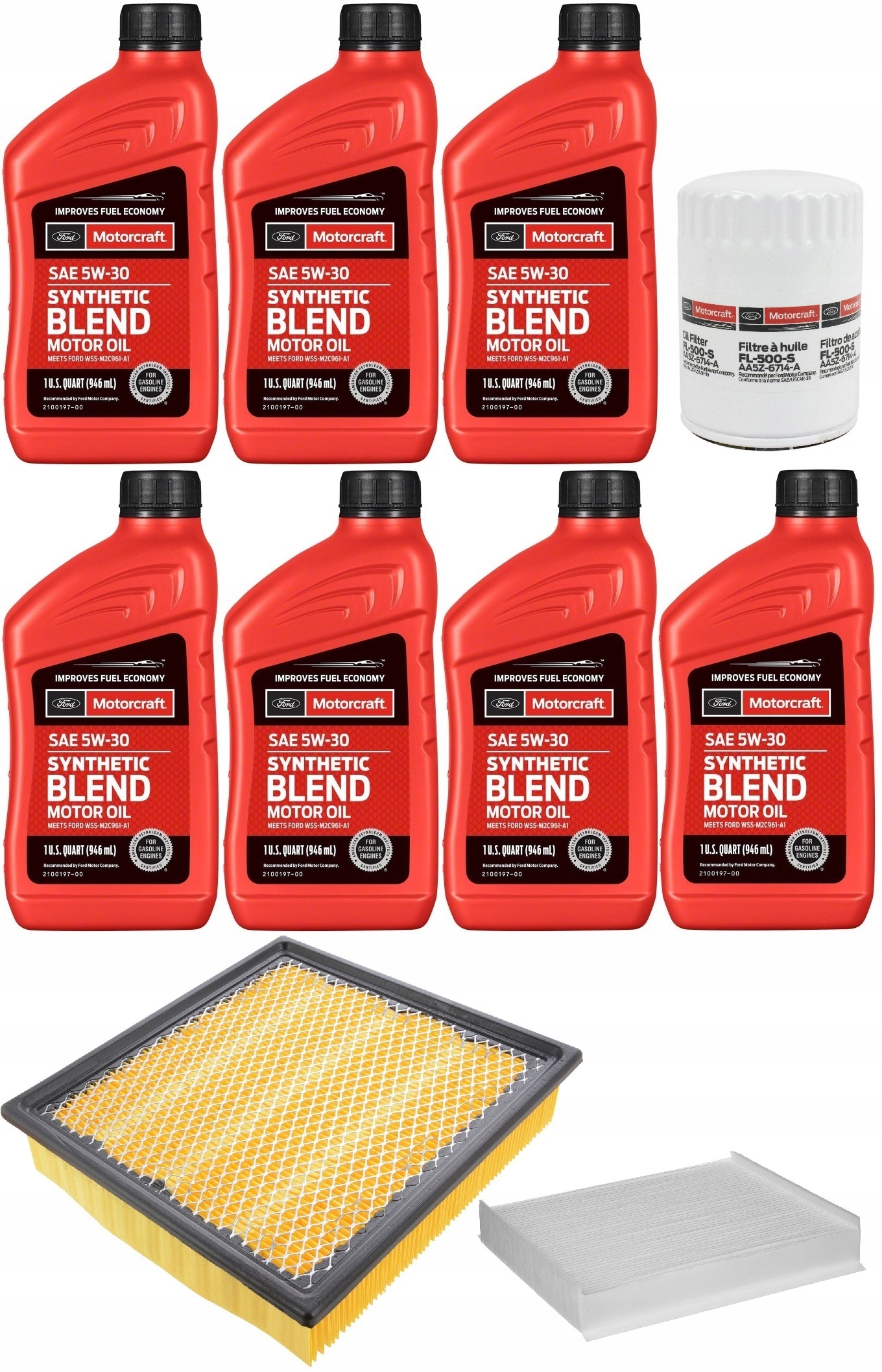 MOTORCRAFT 5W30 + FILTRY FORD F150 3,5 15-20