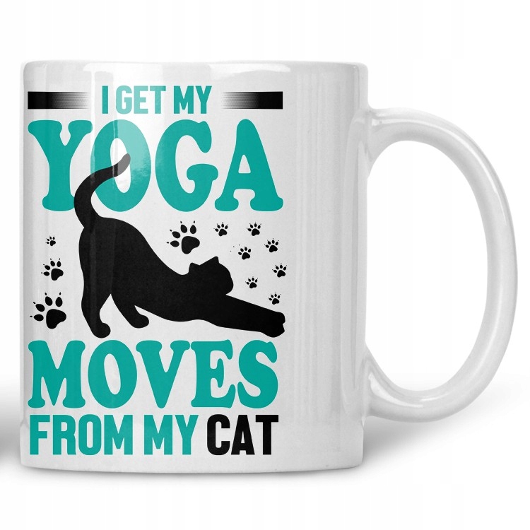 

Kubek Yoga joga i koty