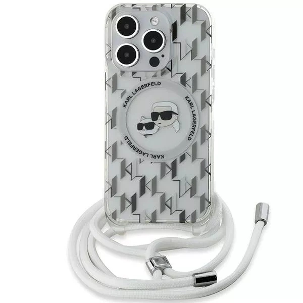 Etui Karl Lagerfeld Monogram Karl & Choupette do Apple iPhone 15 Pro Max