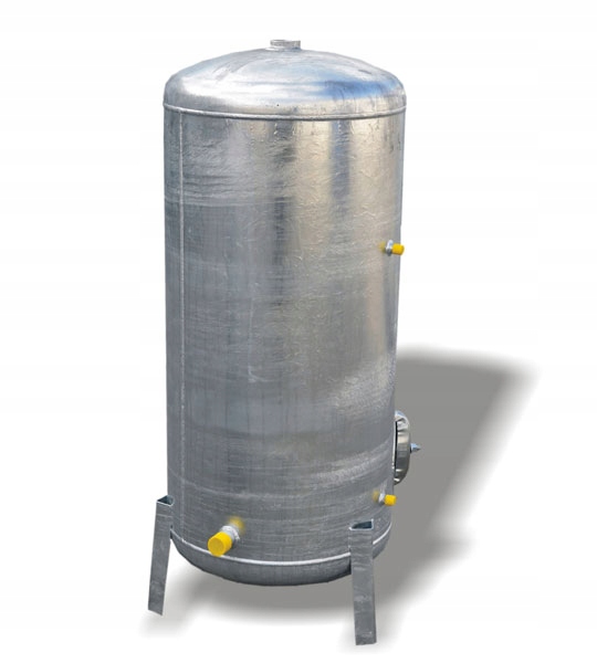 Zbiornik ocynkowany pionowy HVP 300 l 9 bar Hydro-Vacuum + osprzęt