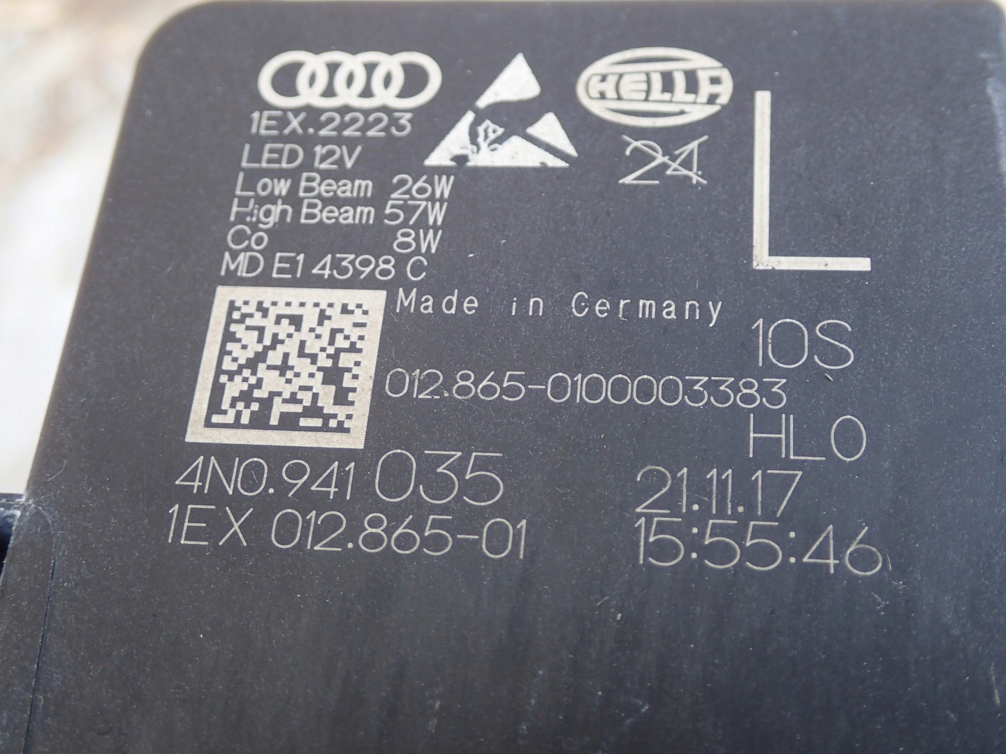 light left left FULL LED AUDI A8 D5 4N 4N0941035