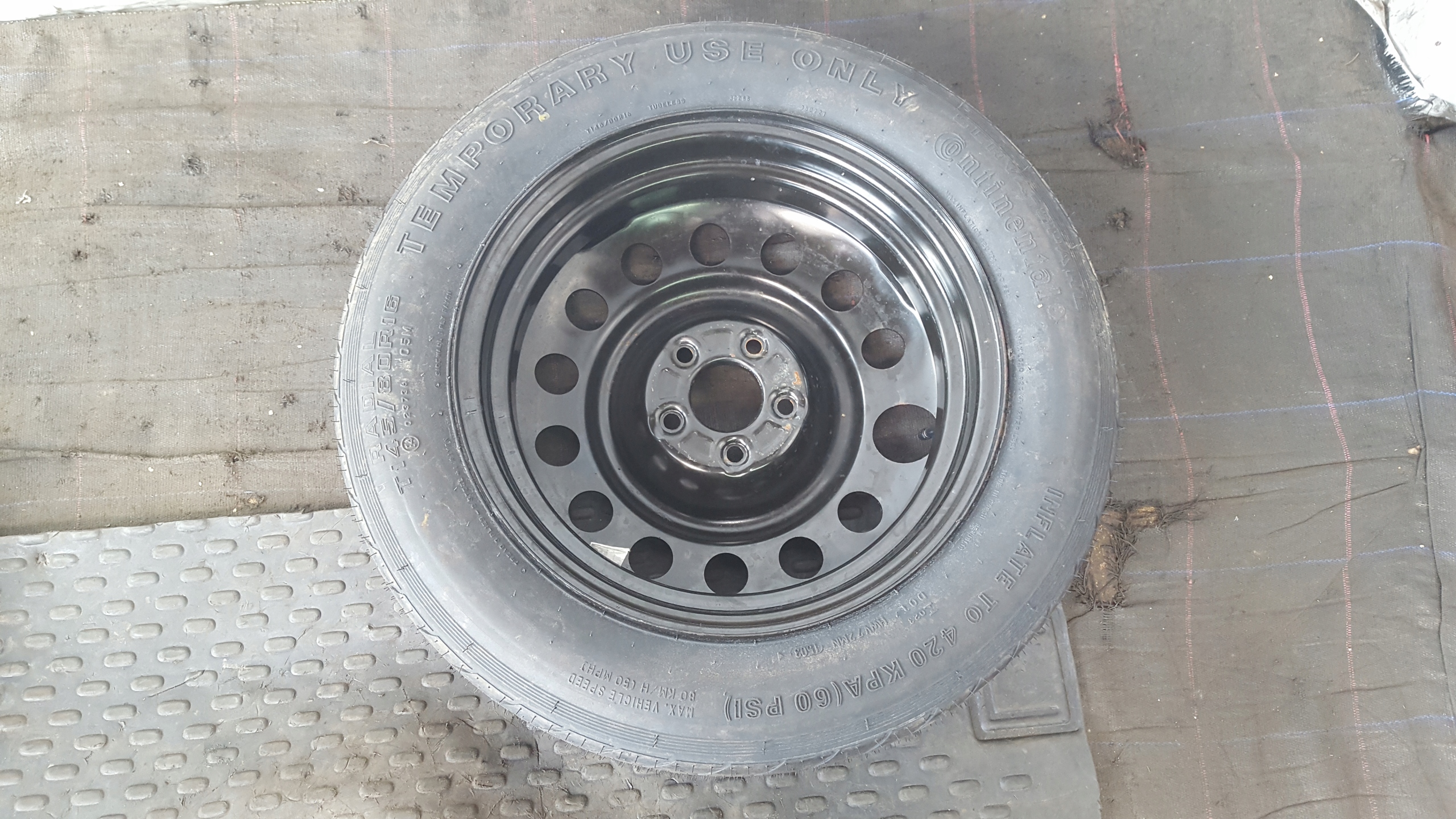 wheel spare 145/80 R16 5x108 Jaguar Ford