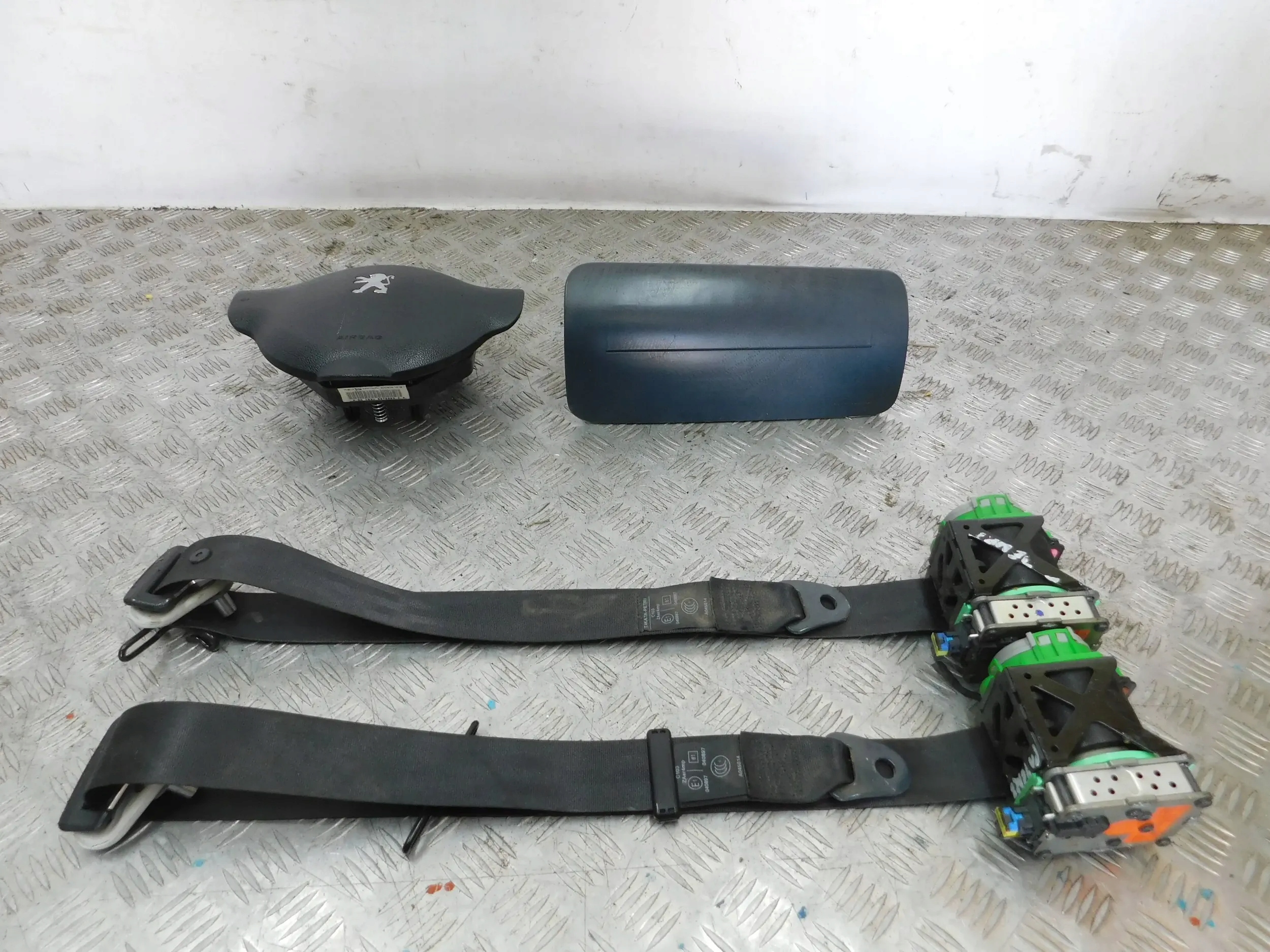 AIRBAG PODUSZKA KIEROWCY PASAŻERA PASY PEUGEOT PARTNER 08-