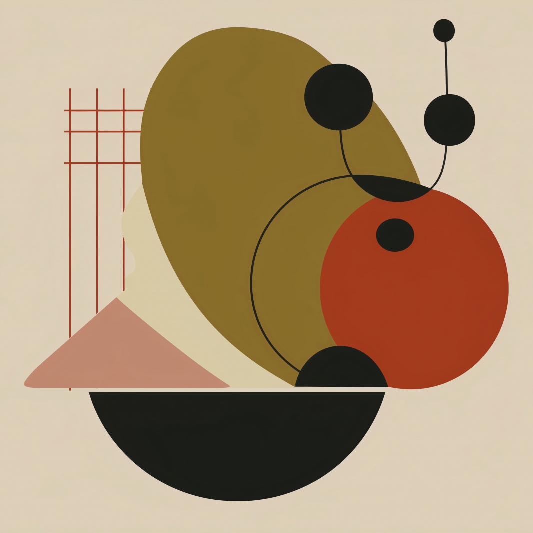 Plakát 90x90 cm Geometrický Balanční systém