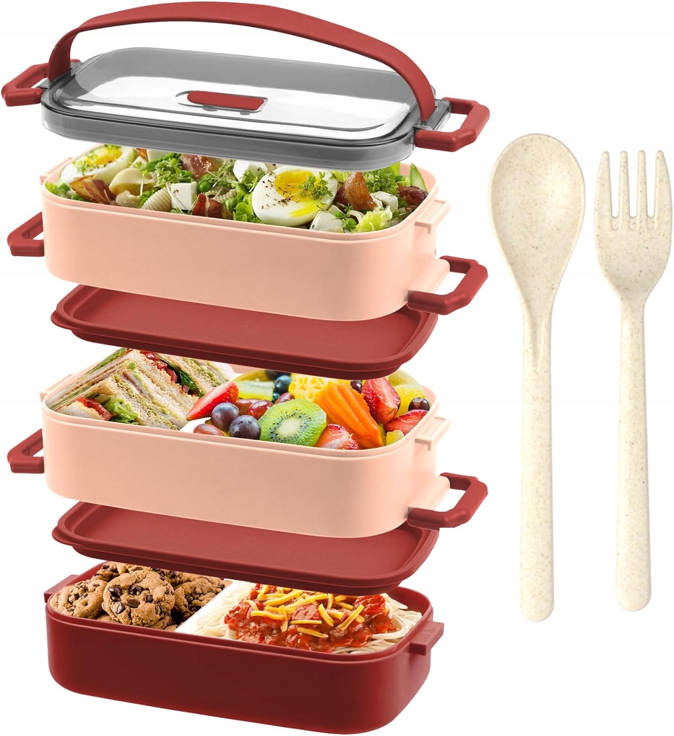 Lunch box Lunchbox Snídaňová Krabička Na Oběd 2200 ml