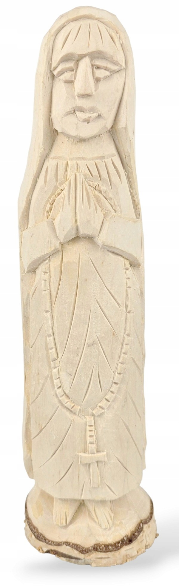 Ručně vyřezávaná Marie Figurka Dřevěná socha Matka Boží *27 cm.