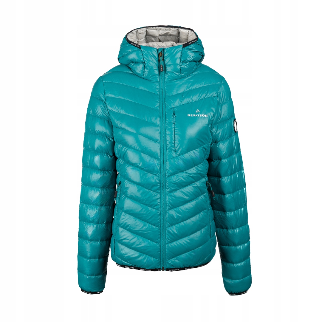 Dámská péřová bunda Bergson Celsius Ocean Depths, velikost L