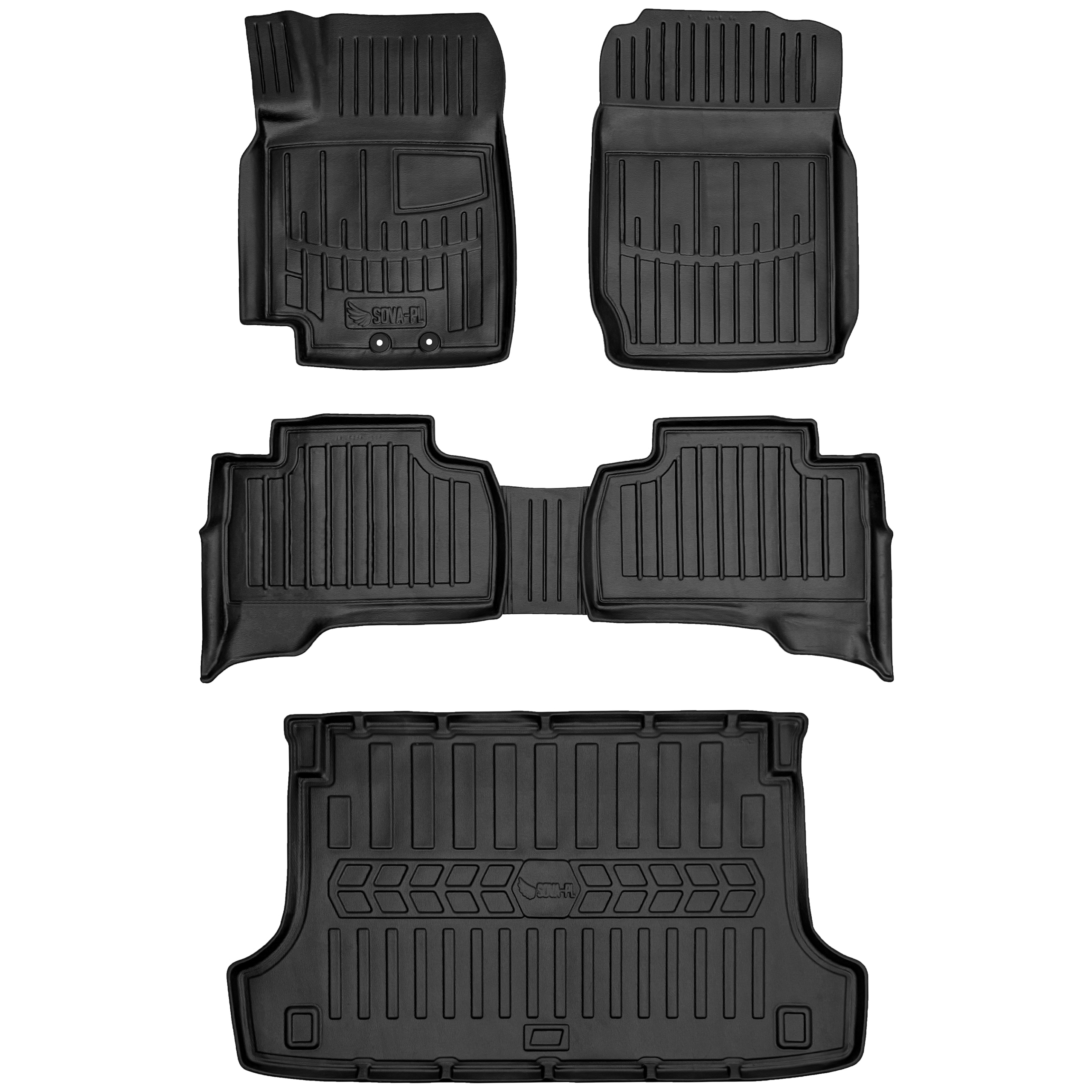 Gumowy zestaw dywaniki i mata Suzuki Grand Vitara II Jt (2005-2014) 5-drzwi