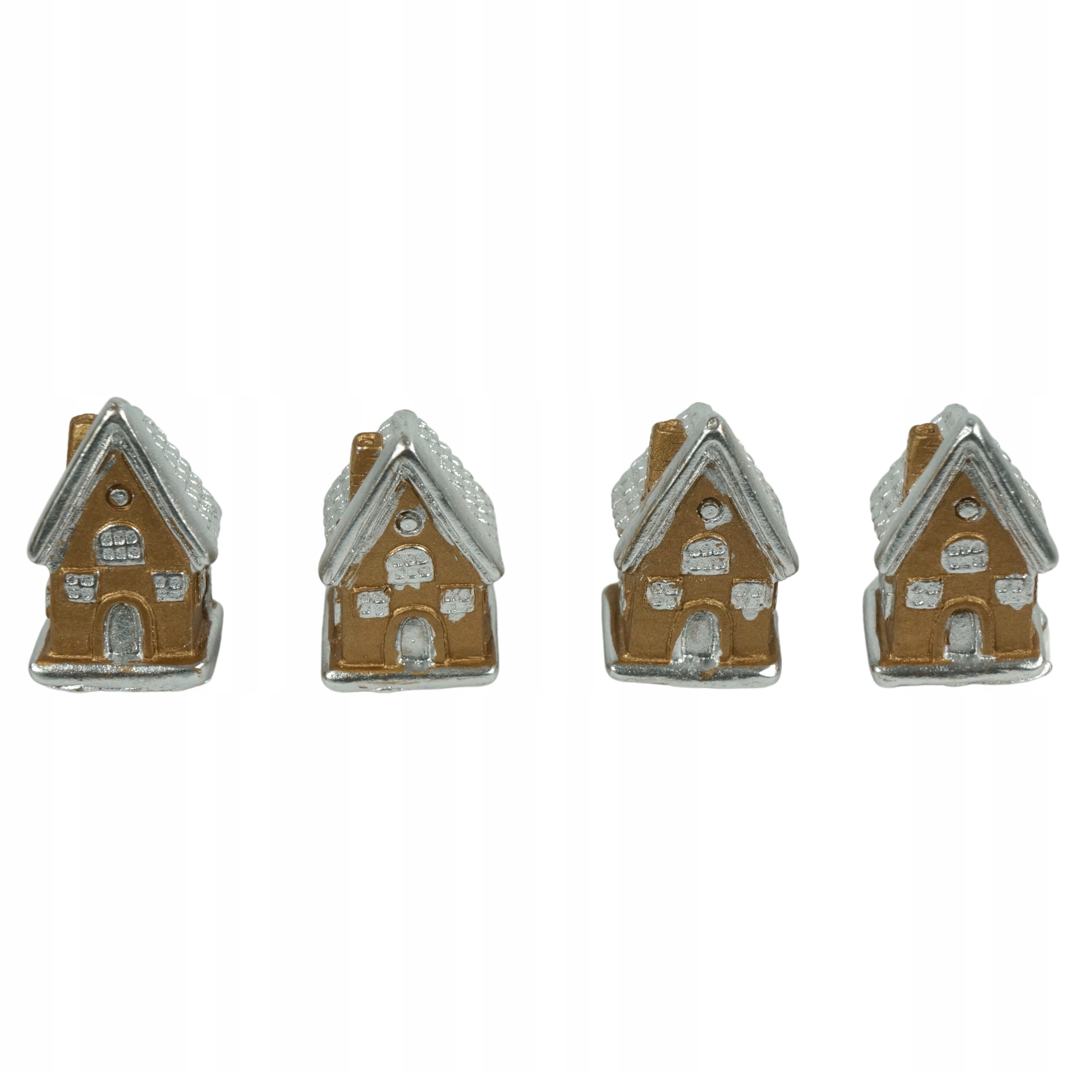 

Świąteczne domki dekoracyjne 4 szt. samoprzylepne