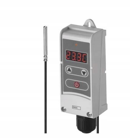 Termostat przylgowy Emos cyfrowy P5684 z kapilarą kc935