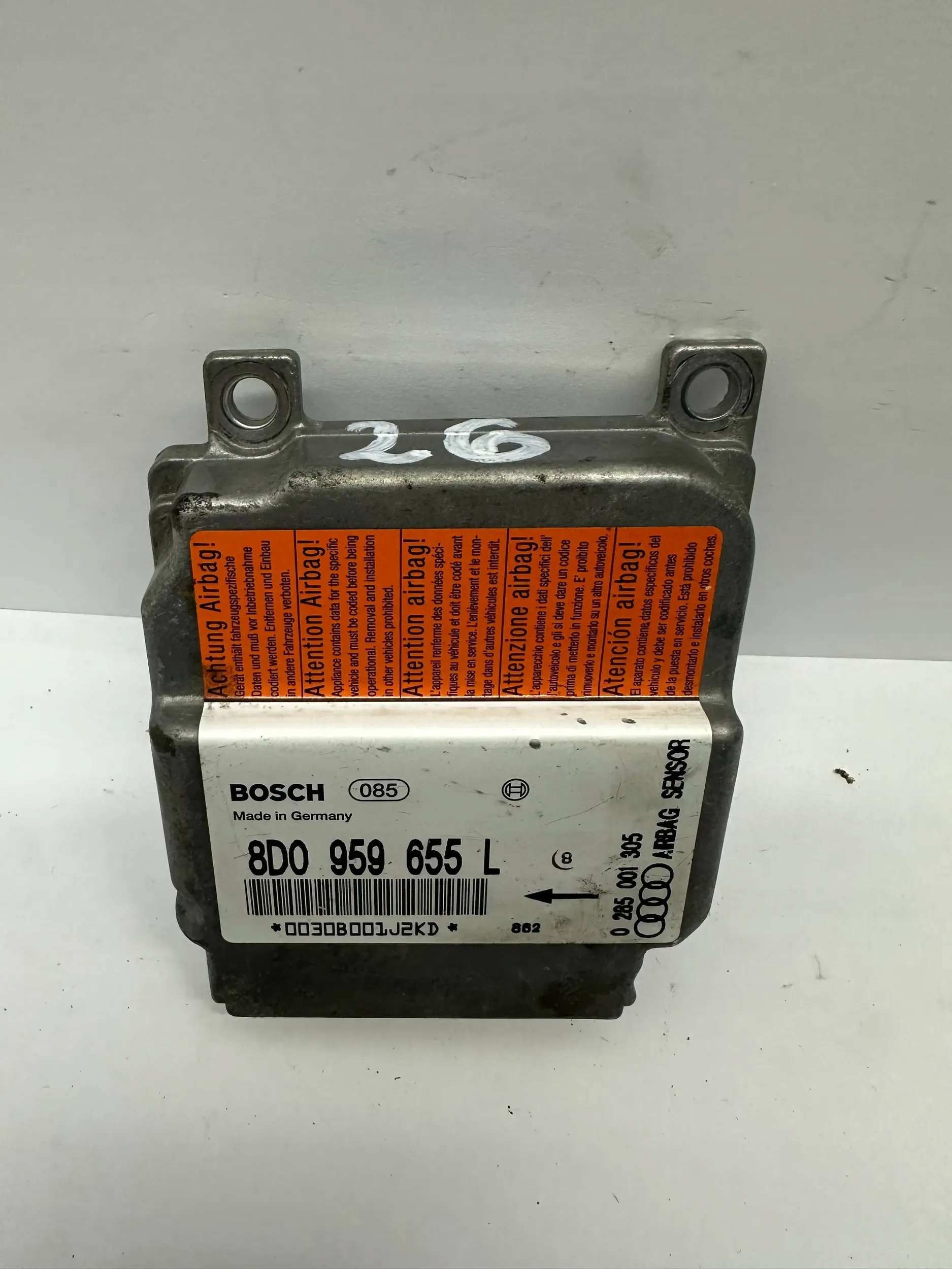 SENSOR Module Airbag AUDI A4 B5 1.6 8D0959655L