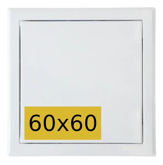 Drzwiczki rewizyjne metalowe 60x60 białe zatrzask Push Lock airRoxy