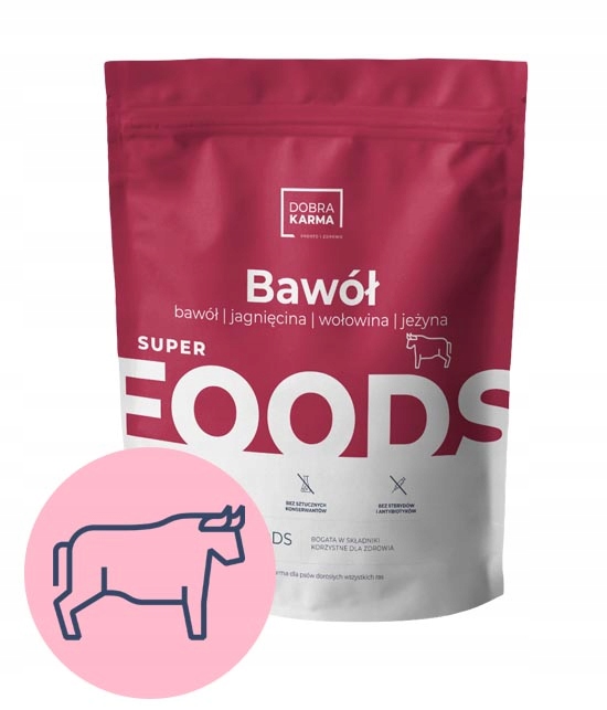 Levně Dobra Karma pro psy suché 50% masa Bavlna 2kg hypoalergenní bez obilovin