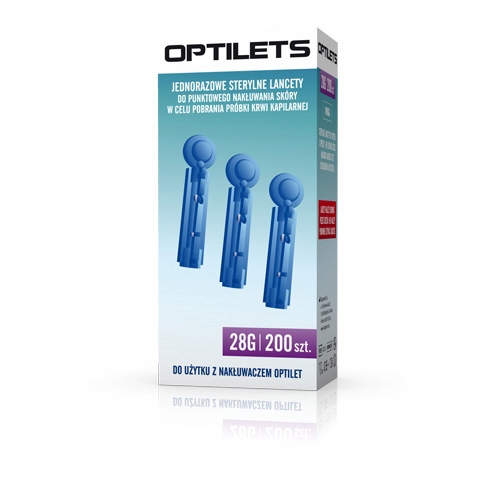 

Lancety Optilets 200 szt do nakłuwacza Optilet 28G