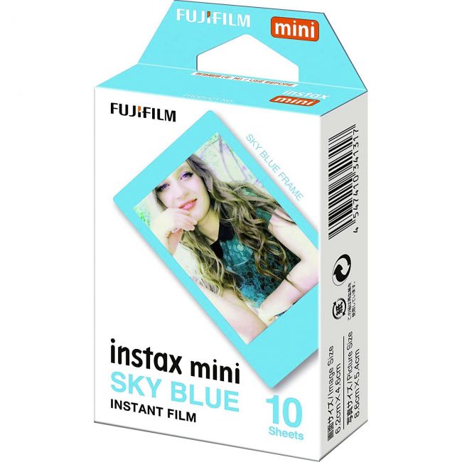 Film wkład FUJIFILM Instax Mini 10 Blue Frame Model BLUE FRAME