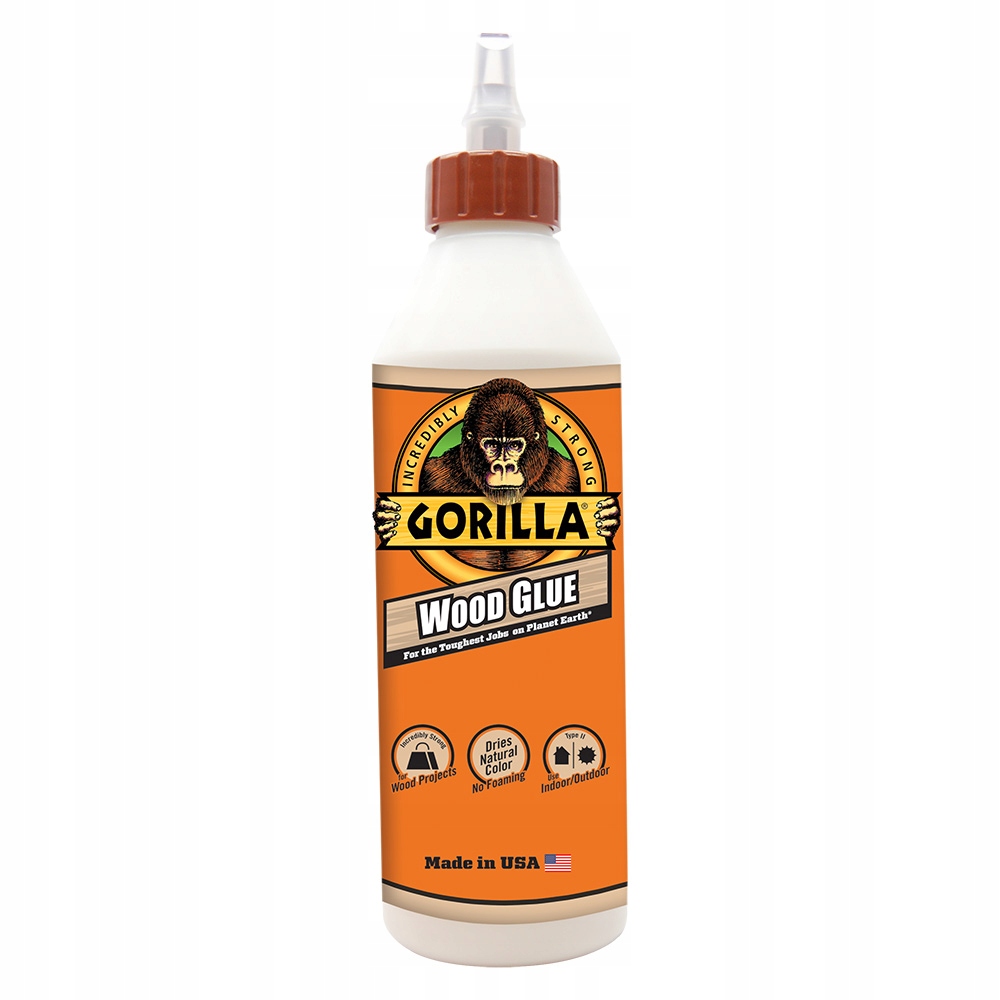 

Klej Gorilla Wood Do Drewna Papieru 532 ml Mocny