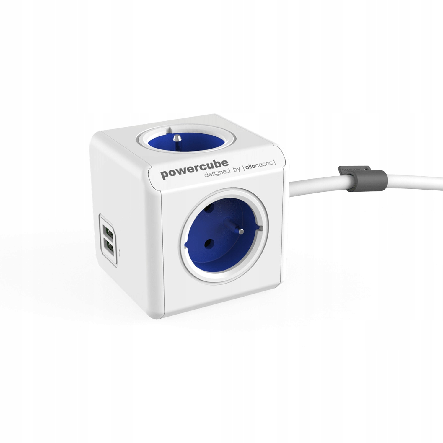 Elektrická prodlužovací lišta rozbočka Allocacoc bílá