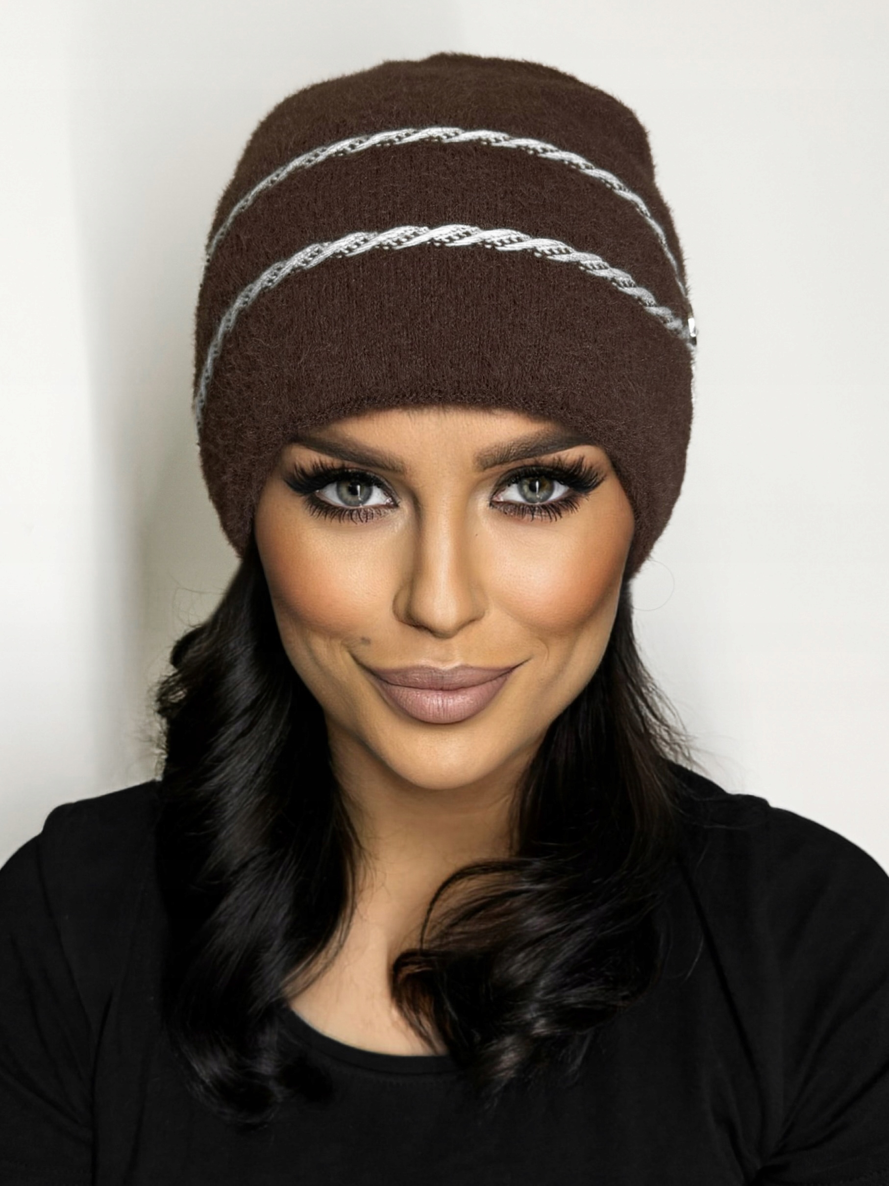 CZAPKA DAMSKA ZIMOWA NA ZIMĘ CIEPŁA WYGODNA GRUBA KOBIECA SPORTOWA KOLORY Rodzaj inny