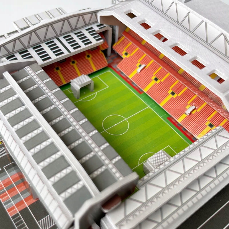 Mini stadion piłkarski ANFIELD LiverpoolPuzzle 3D Liczba elementów 36
