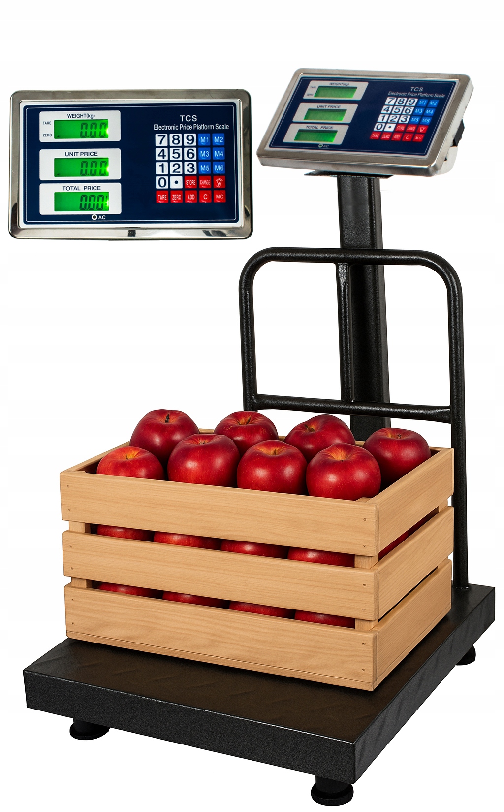 Elektronická Skladovací Váha 45x60cm Platformová Prodejna 200KG Zemědělská