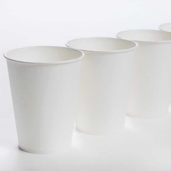 Kubki do kawy papierowe 100szt jednorazowe białe 250ml kubek do napojów Pojemność 250 ml