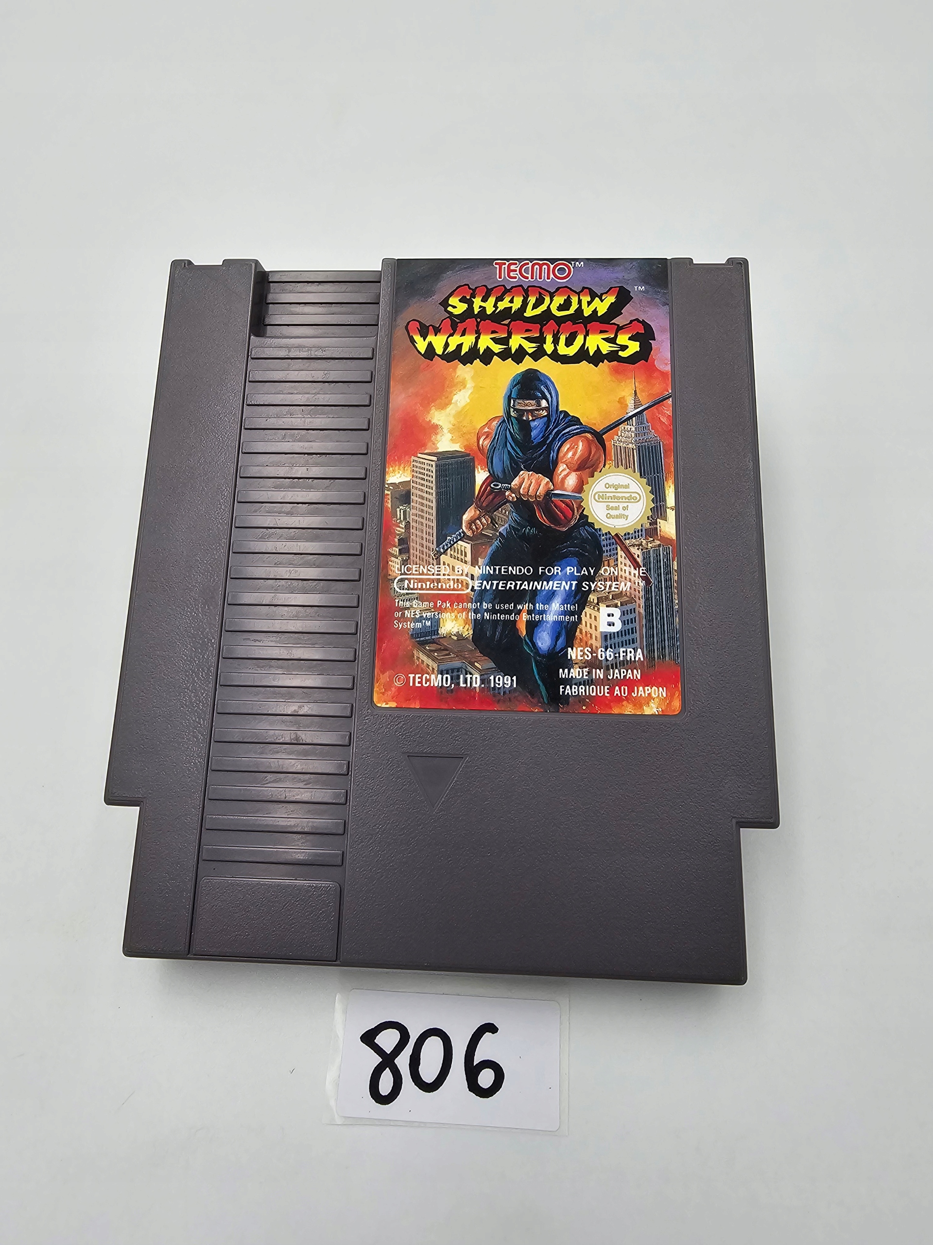 NINTENDO NES SHADOW WARRIORS ORYGINAŁ Platforma Nintendo NES