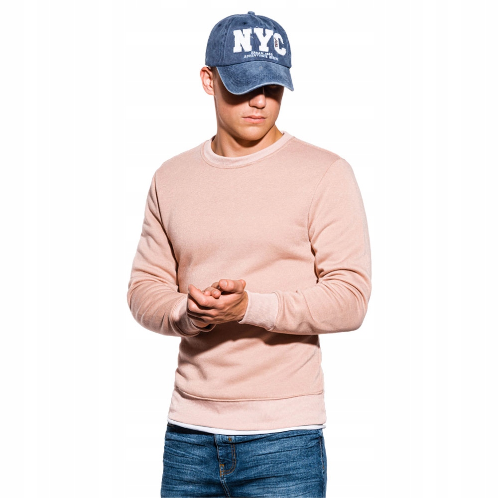 

Bluza męska bez kaptura basic B978 brzoskwinia XL