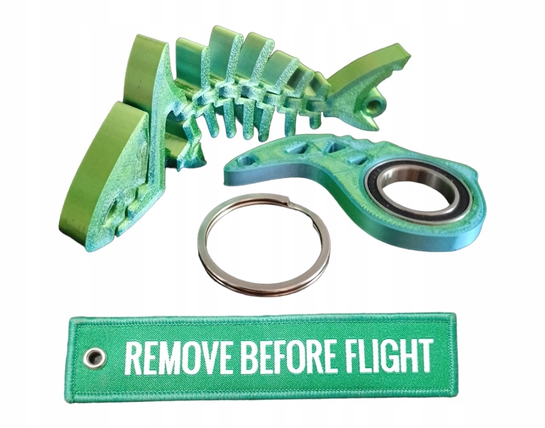 Brelok do Kluczy KEYRAMBIT KEYSPINNER+ REKINEK LAGOON + HAFT HIT TIKTOK