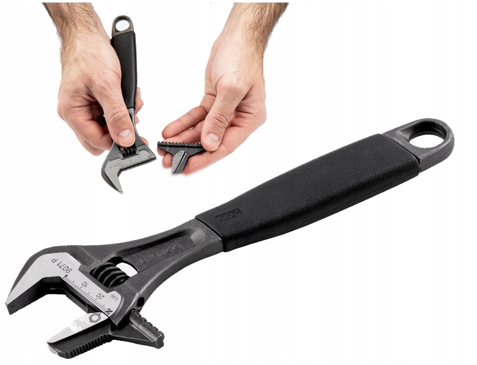 BAHCO РЕГУЛЬОВАНИЙ УНІВЕРСАЛЬНИЙ КЛЮЧ ШВЕД + ТРУБИ 9070