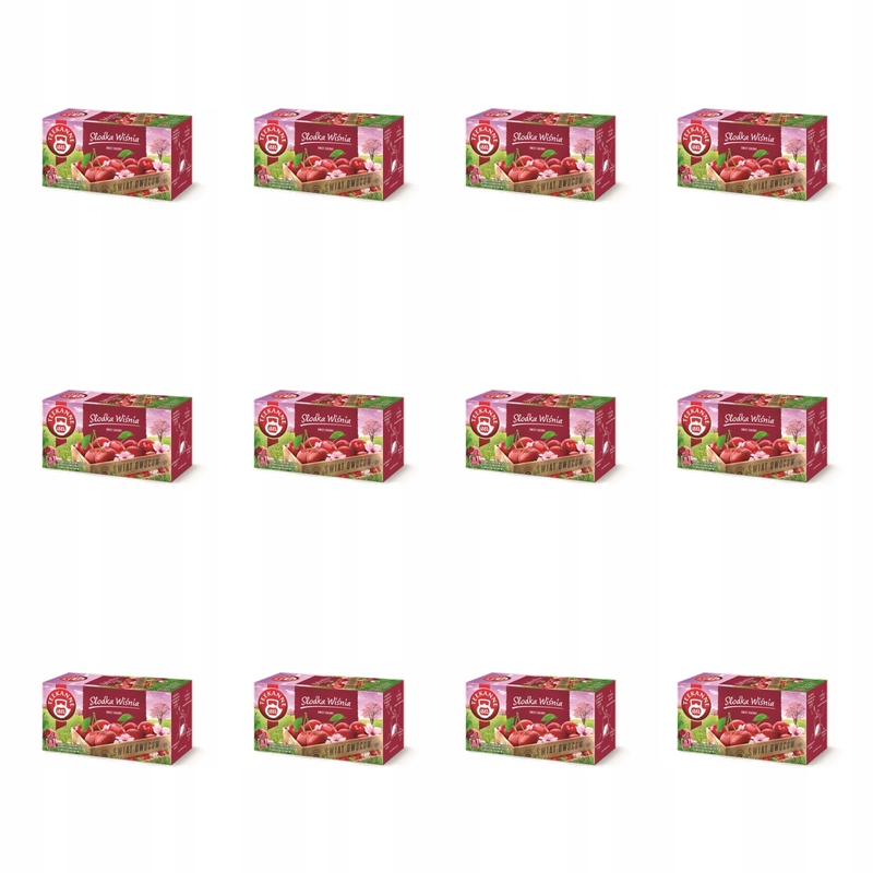 Ovocný čaj Teekanne Sladká Višeň 20 sáčků x 2,50 g X12