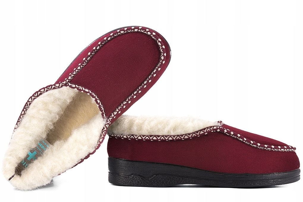 

Adanex 17013 Domowe Damskie Bambosze Z Wełną 39