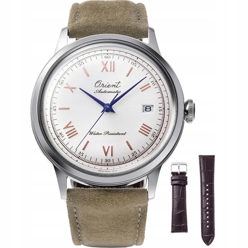 Pánské Hodinky Orient RA-AC0027S30B s hnědým řemínkem