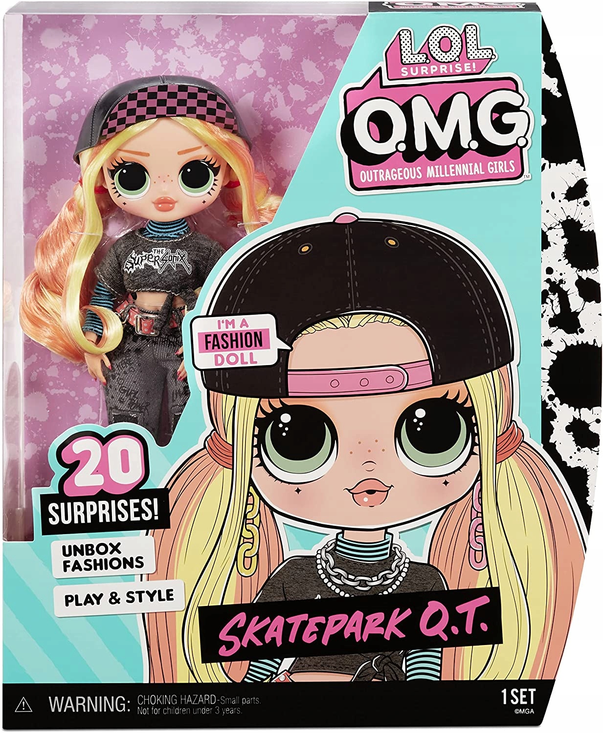 

lalka Omg Lol Suprise Skatepark Qt seria 5 Mga