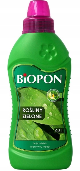 

Biopon płynny nawóz do Roślin Zielonych 0,5l