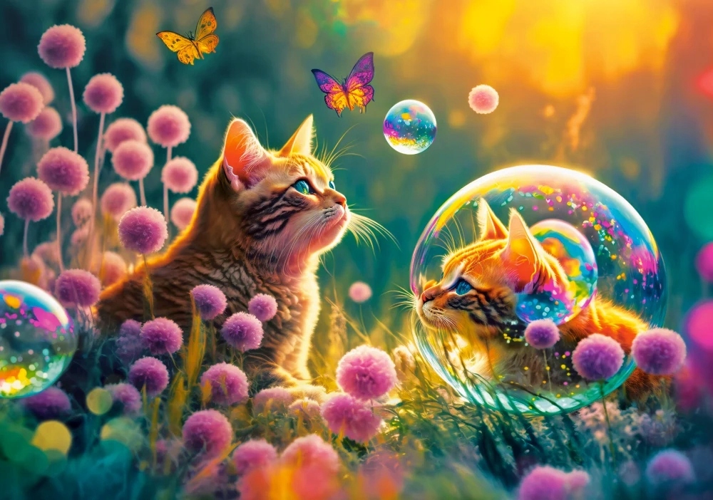 

Puzzle 500 Układanka Zwierzęta Kot Kotki 9+ Castor