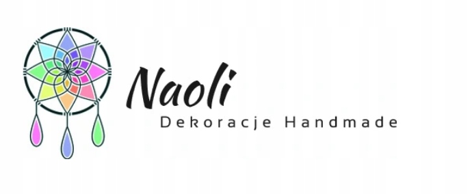 Obręcz Kółko Anioł Stróż +IMIE makrama 20cm Kształt koło