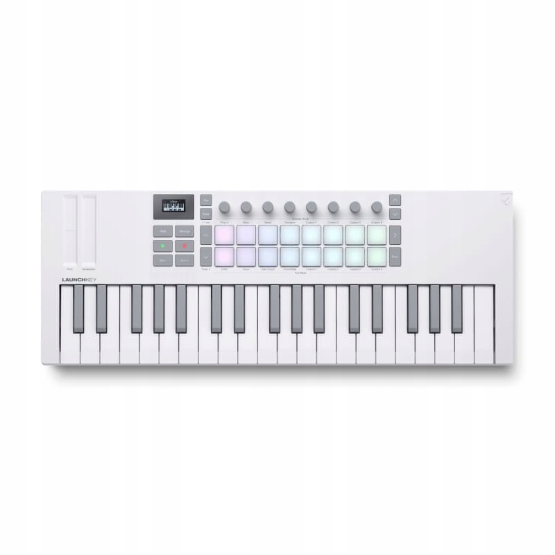 Novation Launchkey Mini 37 MK4 White – MIDI kontrolér