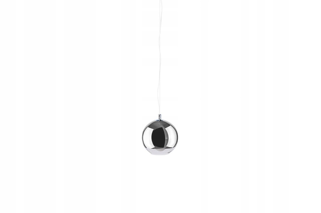 Elegantní lampa ve tvaru stříbrné koule, poloprůhledná kuchyně Silver Ball