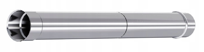 Kzs Trubka o průměru 140 mm, 1 m, tloušťka 0,8 mm, nastavitelná, nastavitelná komínová trubka