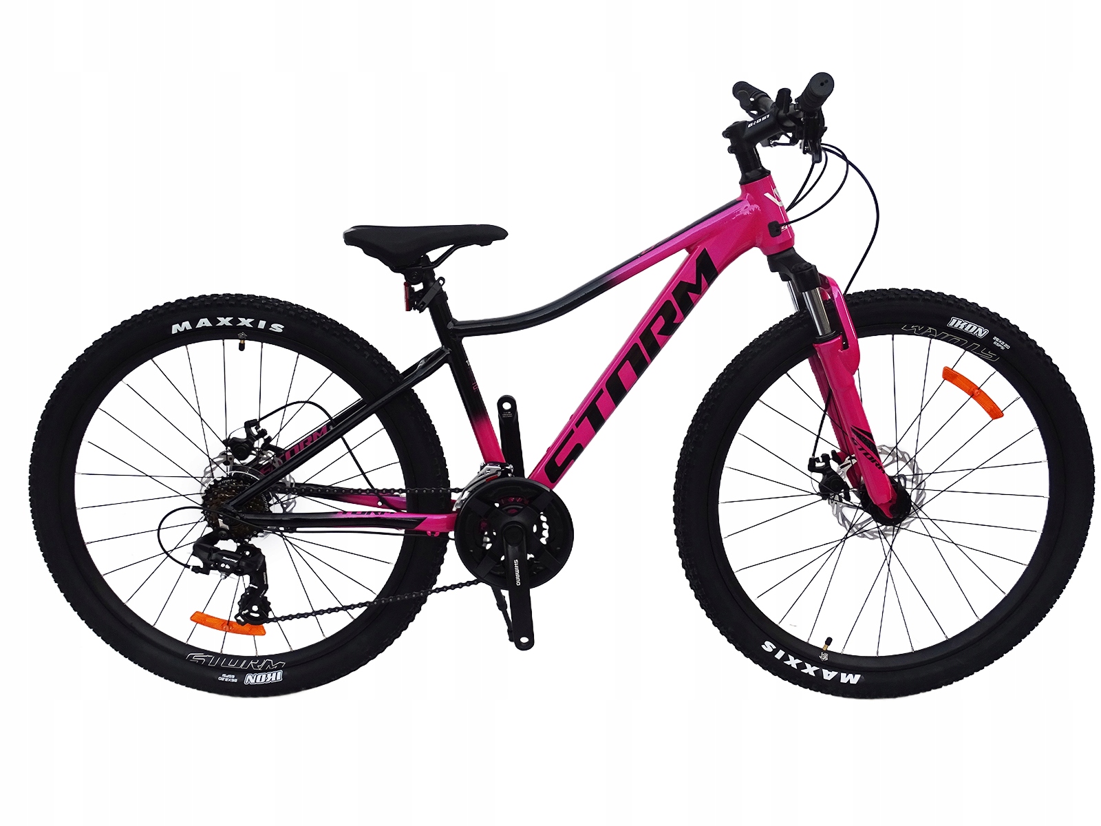 Rower 26 Storm Górski Mtb Aluminiowy Queen 1.0 15'' Ciemny Różowo Czarny