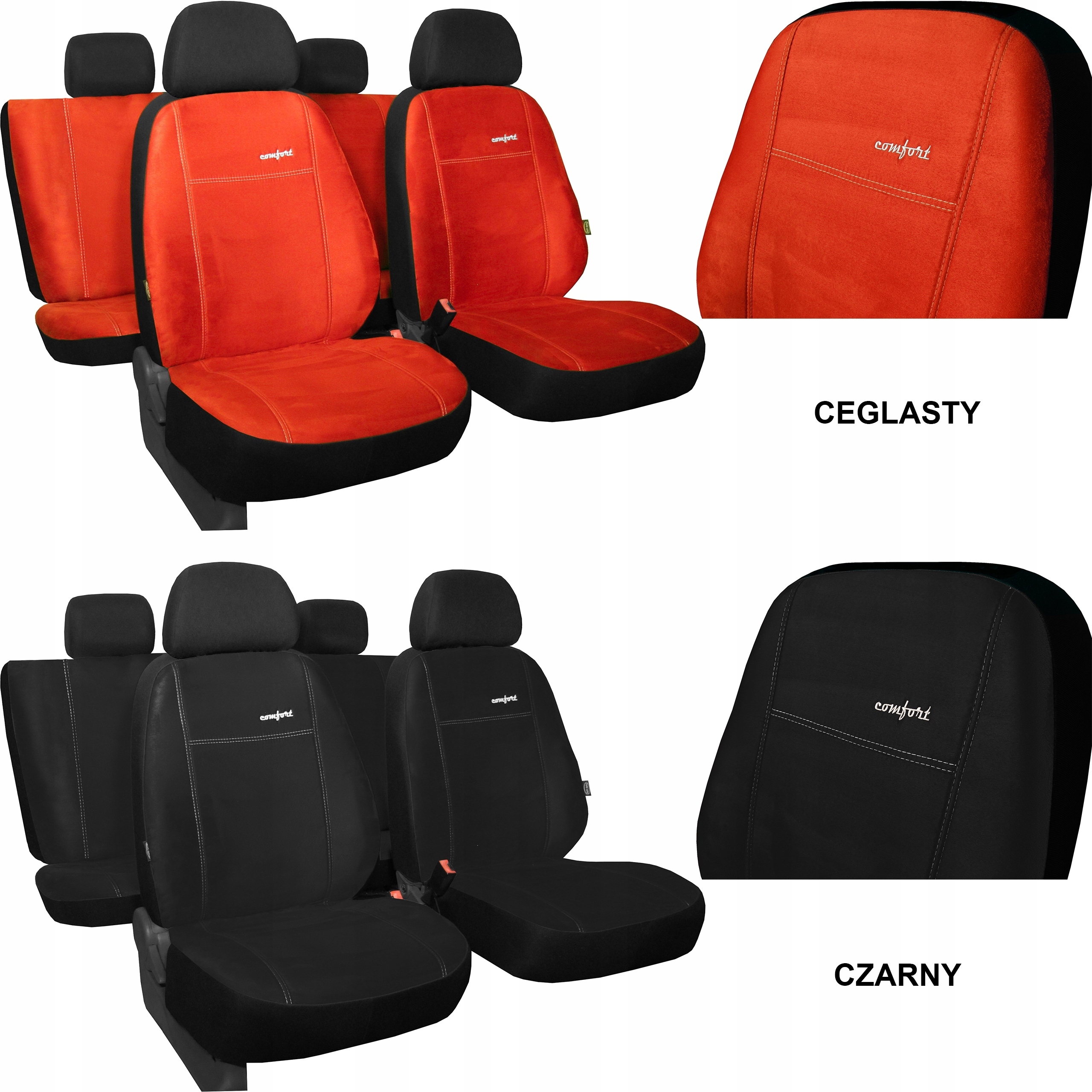 POKROWCE NA SIEDZENIA COMFORT DO SUZUKI LIANA Przeznaczenie komplet siedzeń