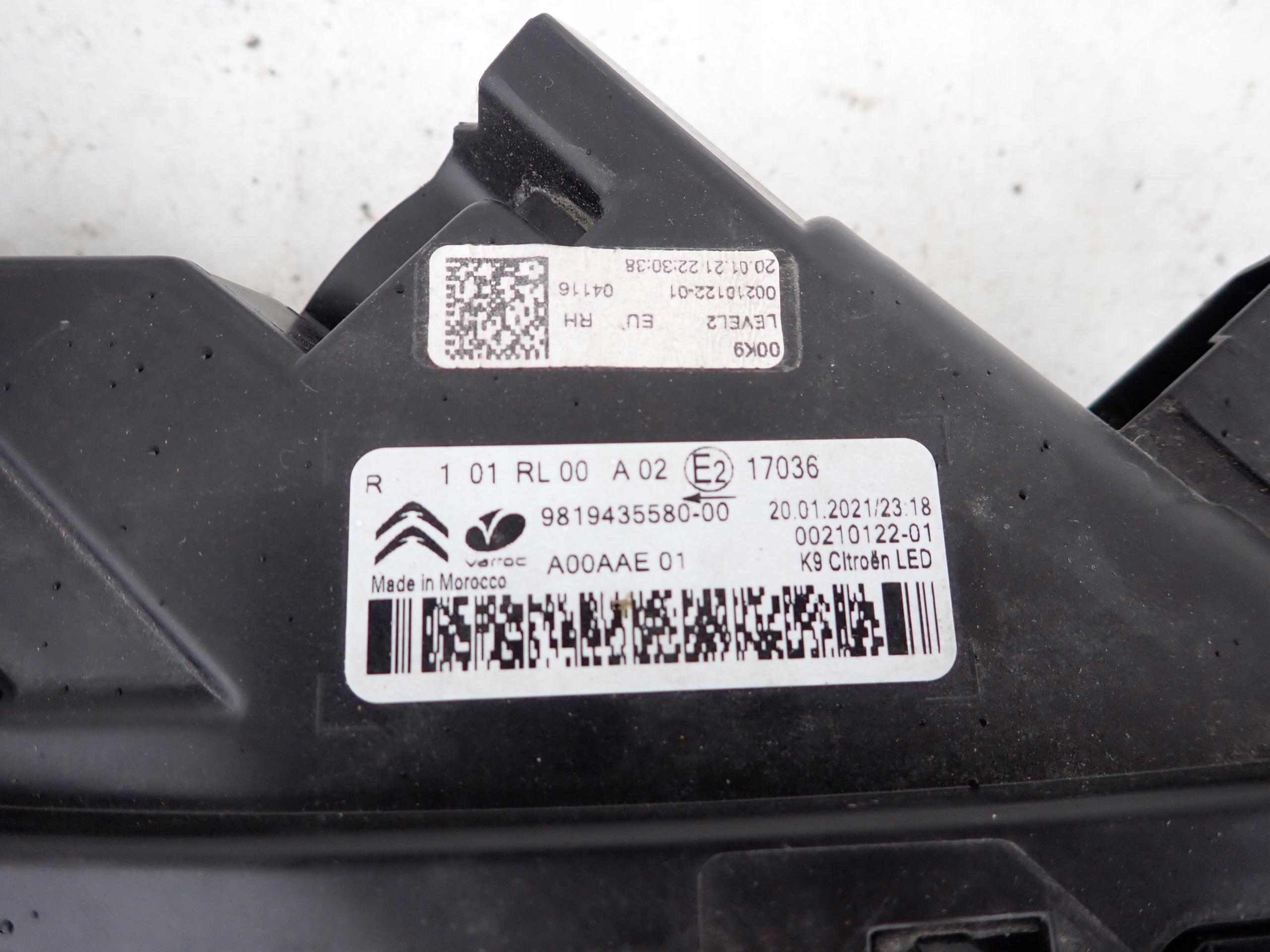 CITROEN C3 III 16- LED indicator right front