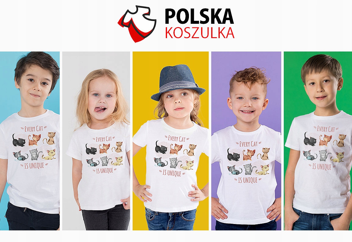 T-SHIRT KOSZULKA KOTY KOTKI 140 146 JAKOŚĆ JAKOŚĆ Stan opakowania oryginalne