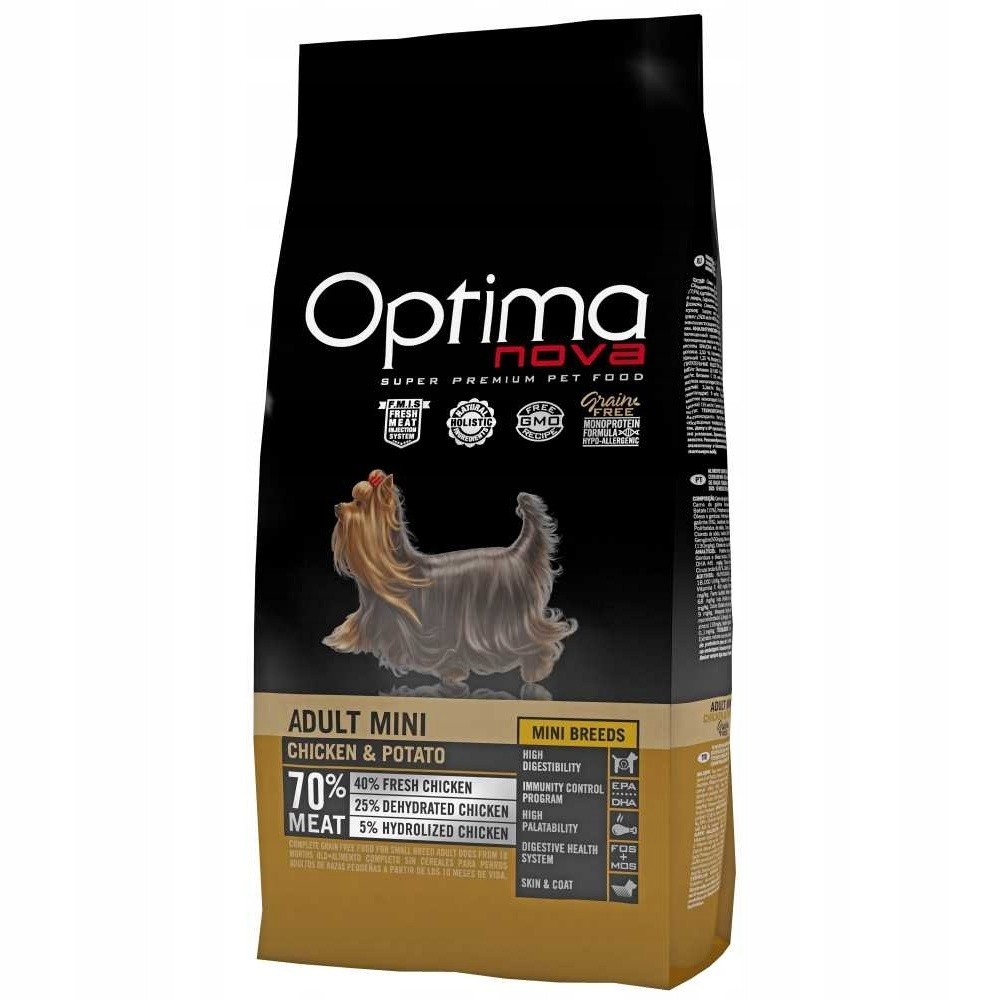 Levně OPTIMAnova Dog Adult Mini Chicken &amp; Potato Gf 8 kg