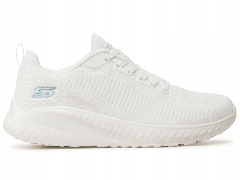 Dámské boty Skechers Bobs Sport Squad Chaos 117209-OFWT lehké bílé 40