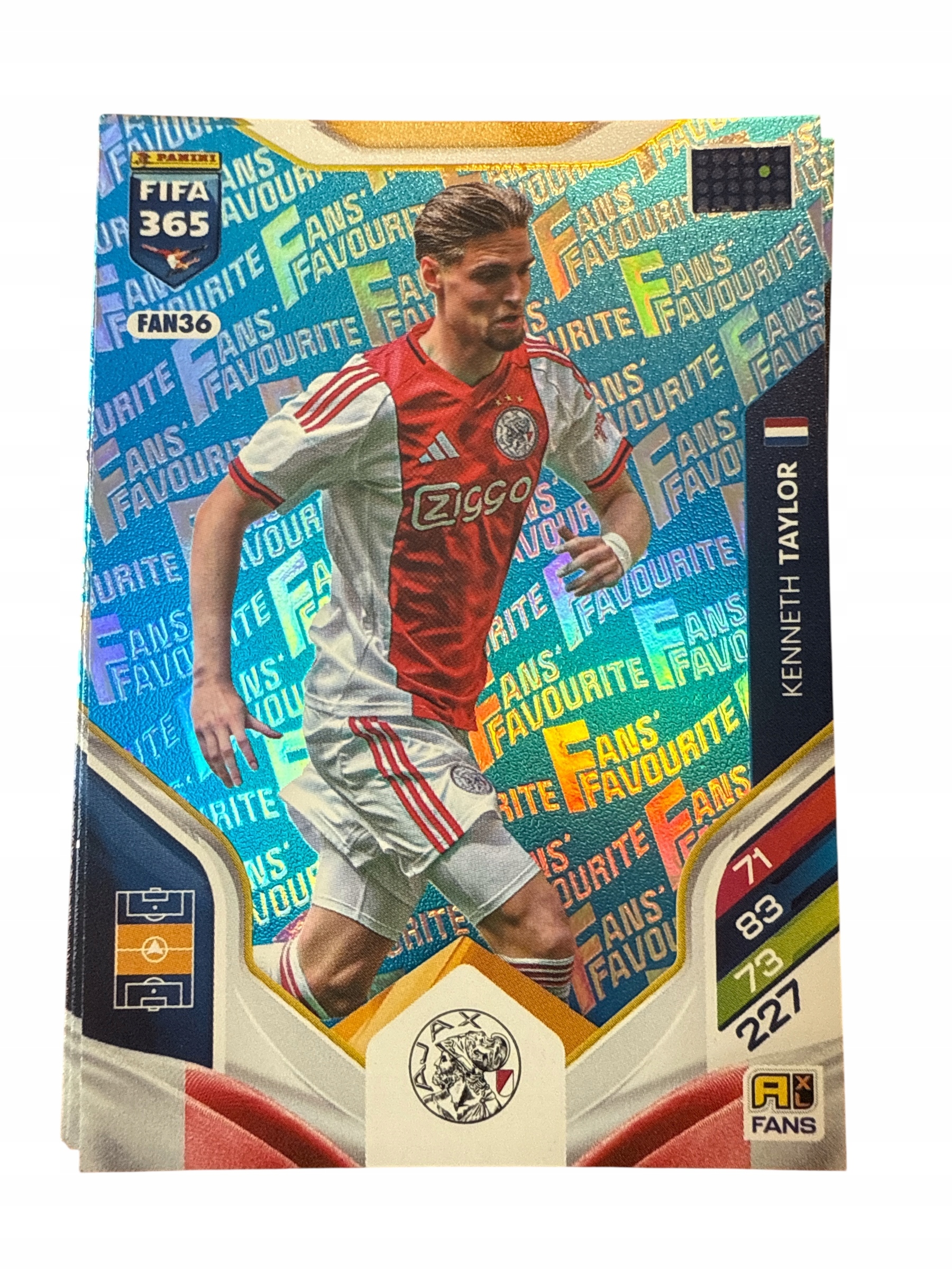 Fifa 365 2026 Adrenalyn XL Panini Fans FAN36 Taylor niebieska blue