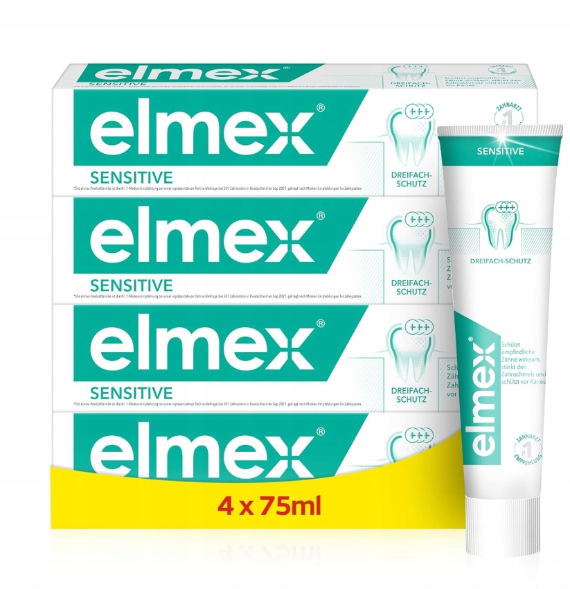 Pasta do zębów Elmex Sensitive Original 4x75ml
