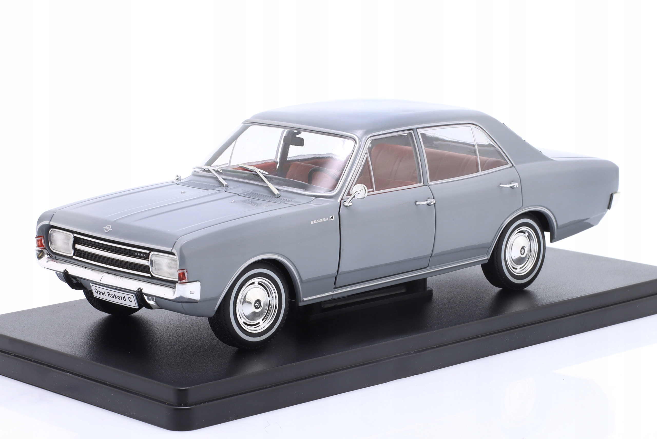 Opel Rekord C 1900 L 1967 Grey Hachette 1:24 1/24 Model Auta G1648009