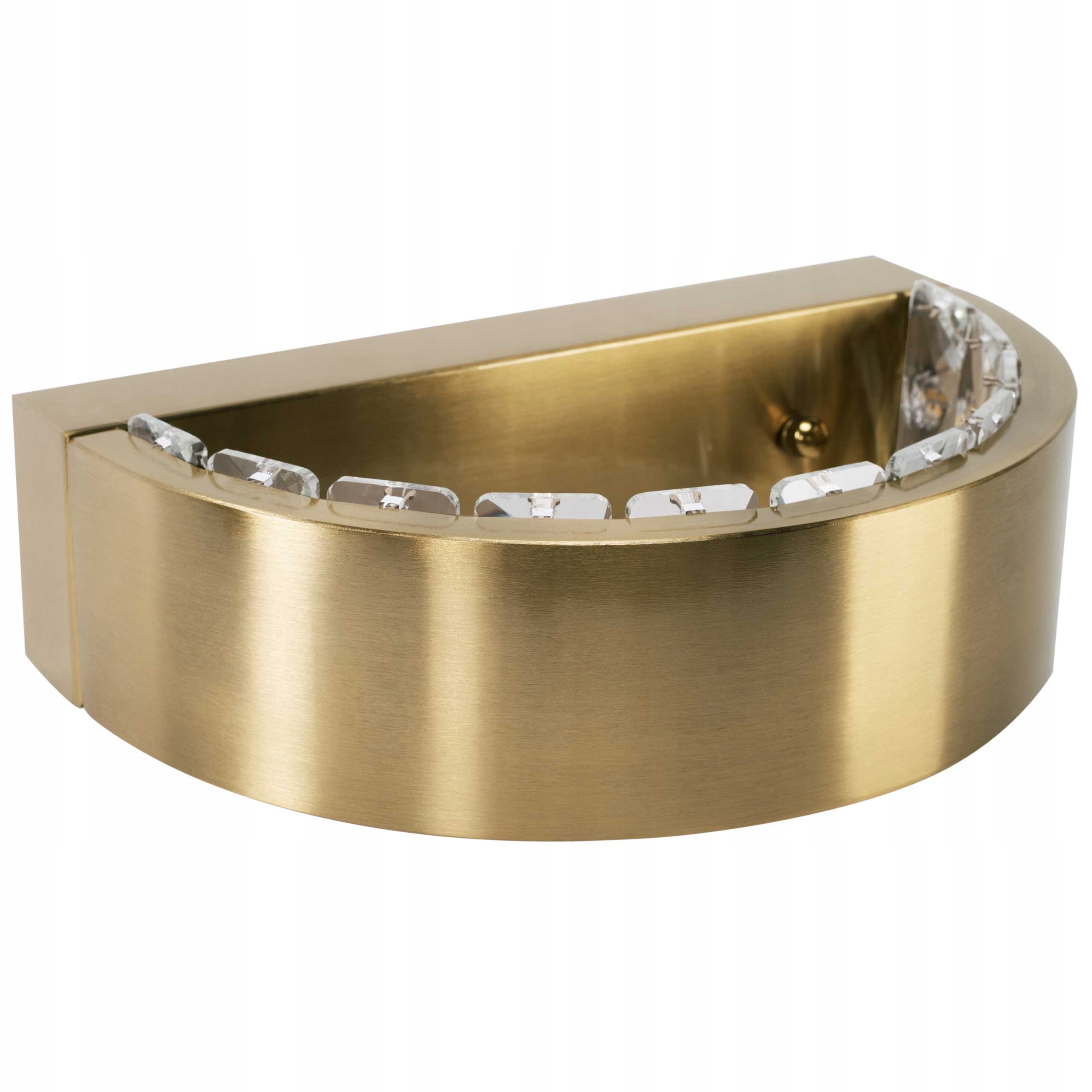 Nástenná Lampa Zlatá Brúsená Krištáľová Do Obývačky Zlatá