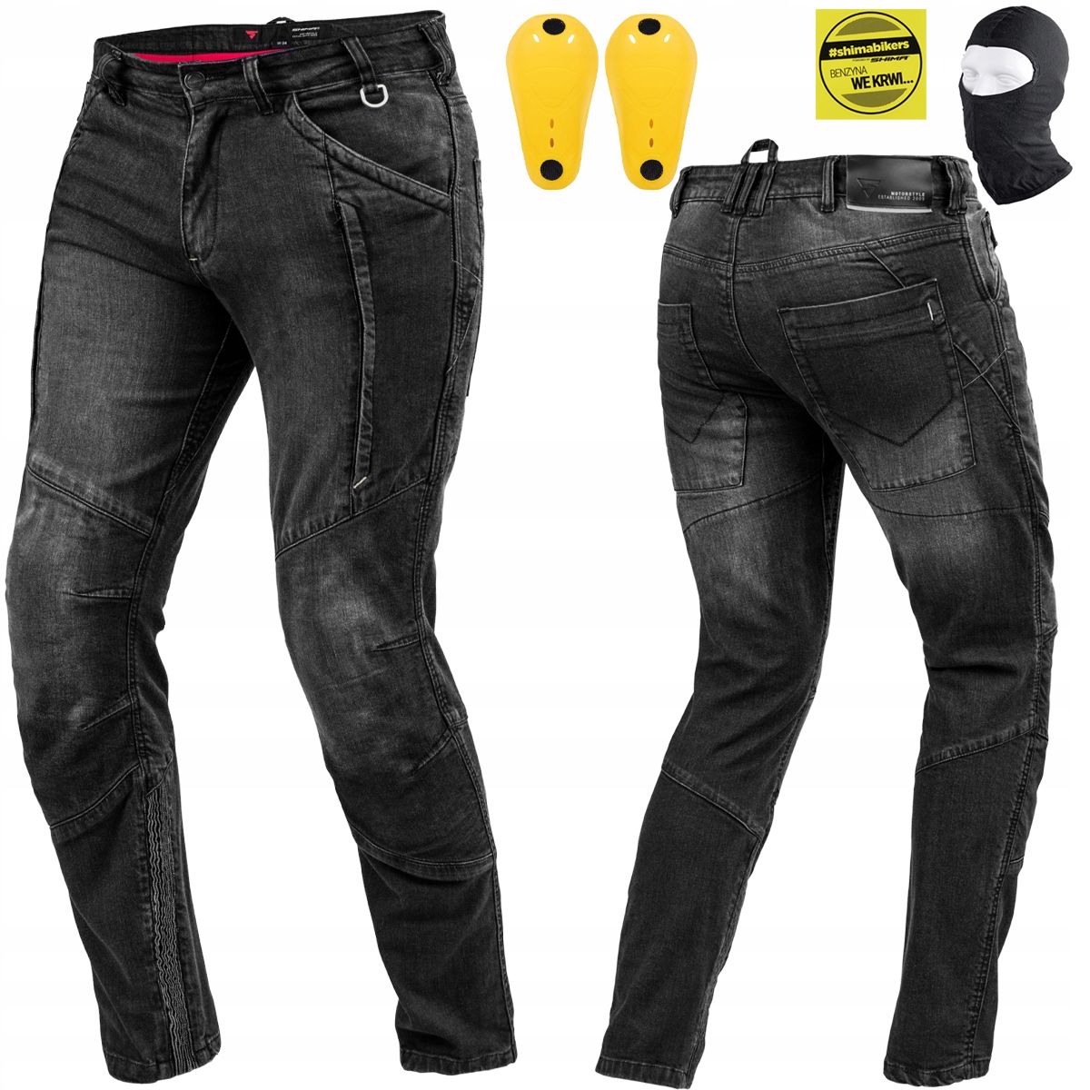 Motocyklové Kalhoty Shima Ghost Pánské Džíny Chrániče Dárek